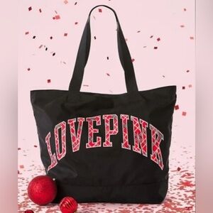 VS PINK Plaid LOVEPINK Limited Edition 2022 Tote